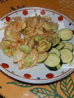 そら豆と玉ねぎのかき揚げ-レシピのメイン写真
