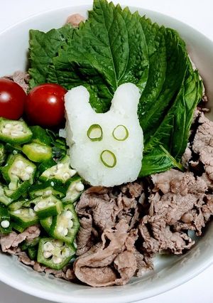 簡単!冷しゃぶうどん♪-レシピのメイン写真