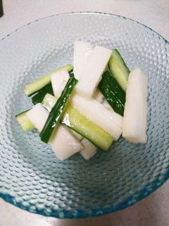 長芋とキュウリのわさび漬け-レシピのメイン写真