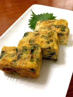 糸みつ葉入り卵焼き-レシピのメイン写真