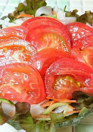 簡単☆トマトと玉ねぎのマリネ☆-レシピのメイン写真