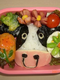 キャラ弁☆モ~モ~弁当 -レシピのメイン写真