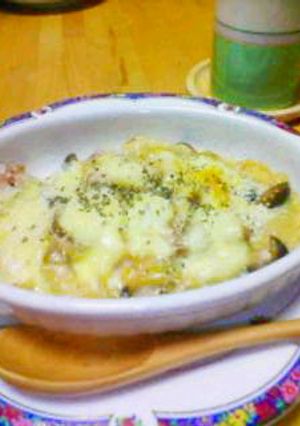 鶏肉としめじのアツアツ★グラタン-レシピのメイン写真