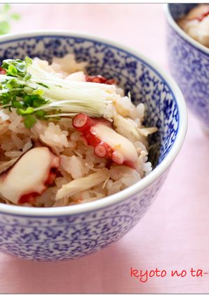 ✿夏 たこ飯(梅干し＆えのき入り)✿-レシピのメイン写真