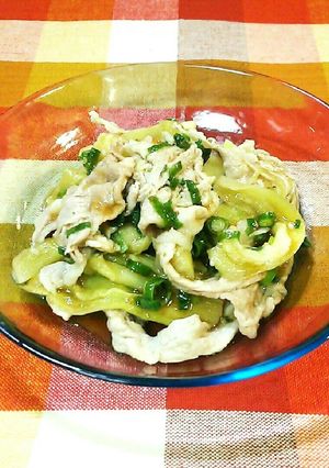 レンジde簡単♡ナス豚しゃぶ柚子胡椒味♪-レシピのメイン写真