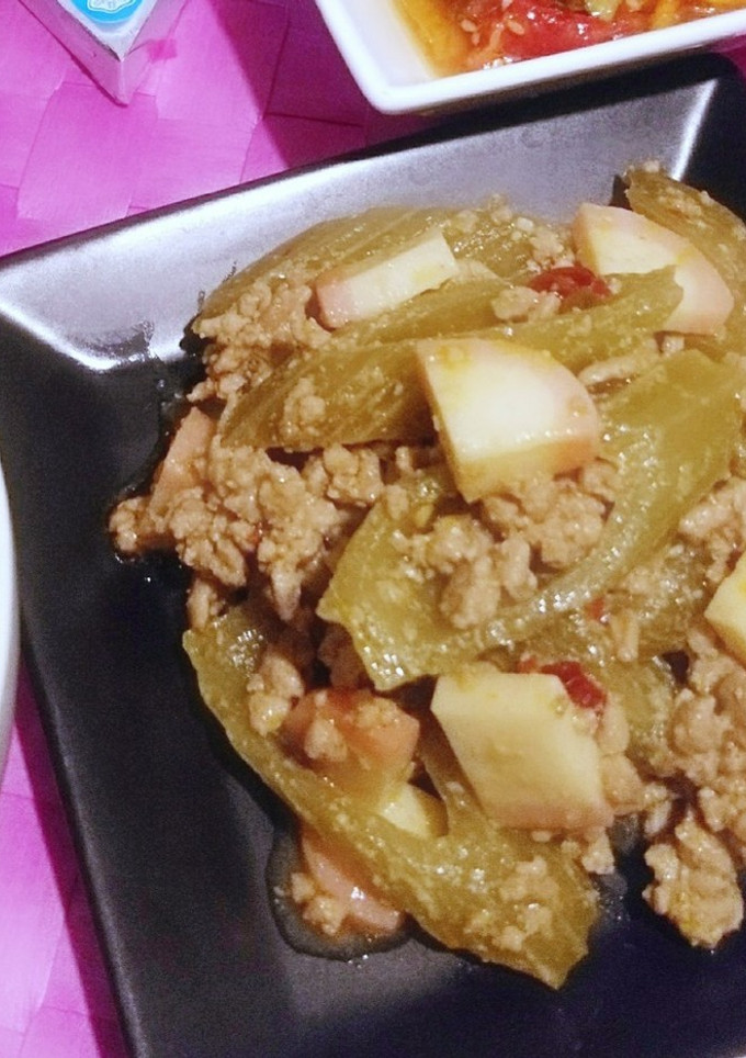 フキの味噌そぼろ炒め-レシピのメイン写真