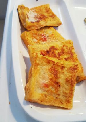 離乳食☆トマトソースフレンチトースト-レシピのメイン写真