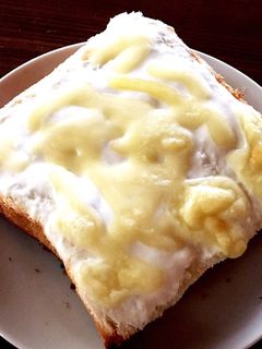 パパッとヘルシー☆チーズケーキ風トースト-レシピのメイン写真