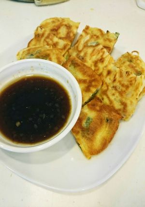 お好み焼き粉で四角いチヂミ-レシピのメイン写真