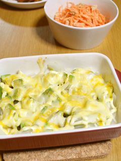 新玉ねぎとアボカドのマヨチーズ焼き♪-レシピのメイン写真