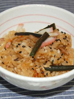 山菜おこわ-レシピのメイン写真