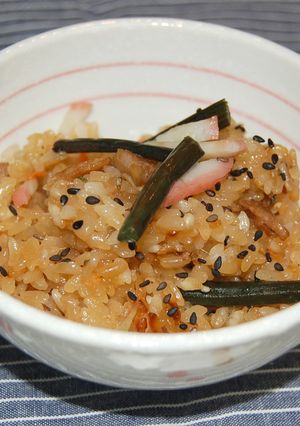山菜おこわ-レシピのメイン写真