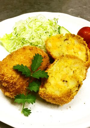 ◎カレばんレシピ◎簡単カレーコロッケ-レシピのメイン写真