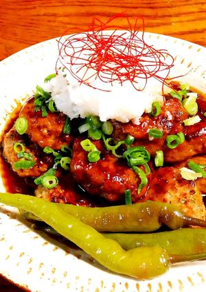 お豆腐肉団子のぽん酢あん♪-レシピのメイン写真