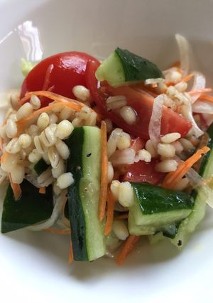 大麦とあり合わせ野菜のサラダ-レシピのメイン写真