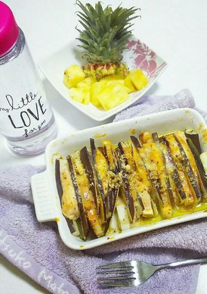 鶏肉と茄子のオーロラソースミルフィーユ-レシピのメイン写真