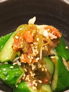 胡瓜とメカブの梅肉和え-レシピのメイン写真