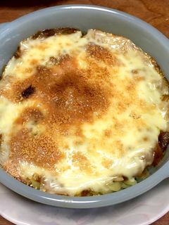 カレーのチーズ焼き♫残りものリメイク!-レシピのメイン写真