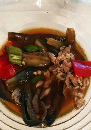 豚肉となすのごま油びたし-レシピのメイン写真