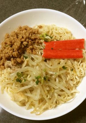 ヘルシー☆大豆の肉みそde冷やしラーメン-レシピのメイン写真