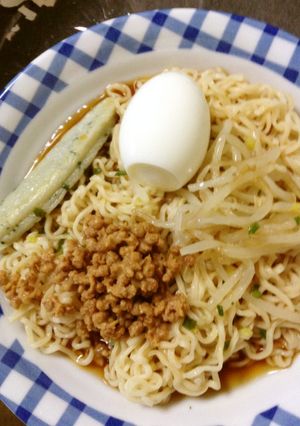簡単☆ありあわせde冷やし醤油ラーメン♪-レシピのメイン写真
