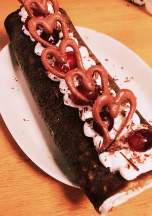 ふわふわモカロールケーキ-レシピのメイン写真