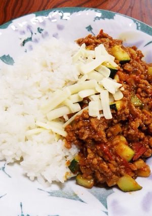 ズッキーニとトマトの絶品簡単キーマカレー-レシピのメイン写真