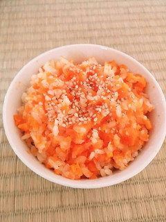 見た目もキレイで旨い!簡単ニンジンごはん-レシピのメイン写真