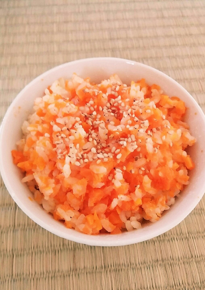 見た目もキレイで旨い！簡単ニンジンごはん-レシピのメイン写真