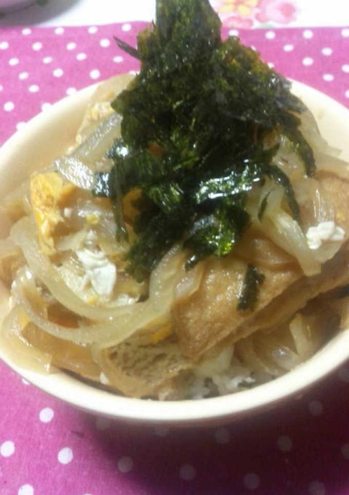 厚揚げ丼とにんじんのナムル-レシピのメイン写真