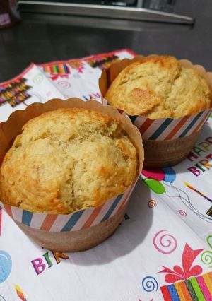 ＊簡単＊HM甘酒バナナカップケーキ-レシピのメイン写真