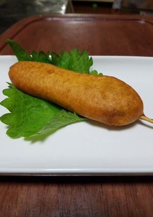 さつま揚げでアメリカンドック(^^)/-レシピのメイン写真