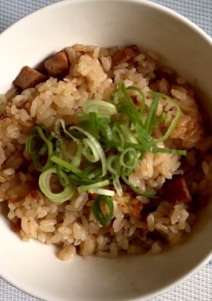 焼豚のジューシー(沖縄風炊き込みご飯)-レシピのメイン写真