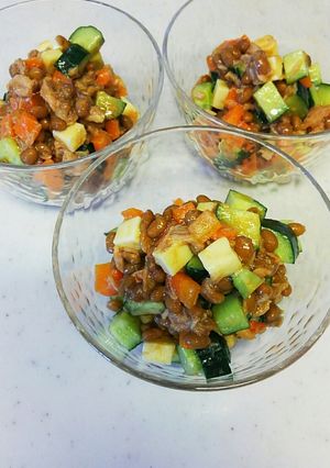 納豆サラダ-レシピのメイン写真