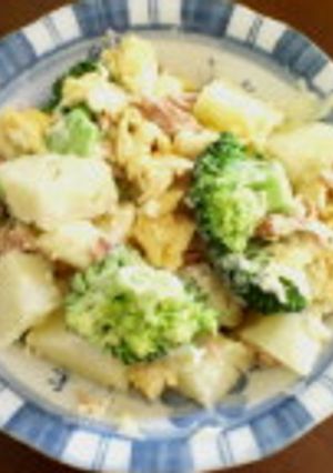 簡単！　ブロッコリーとツナのポテトサラダ-レシピのメイン写真