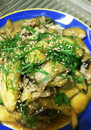 ナスの大量消費～甘辛スタミナ炒め-レシピのメイン写真
