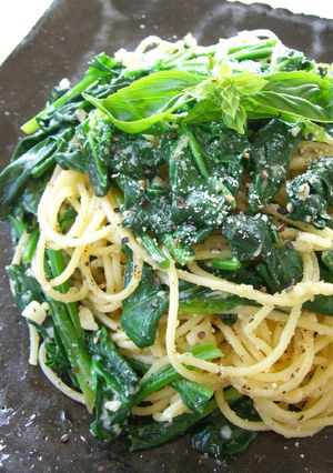 ☆ほうれん草とパルメザンのパスタ☆-レシピのメイン写真