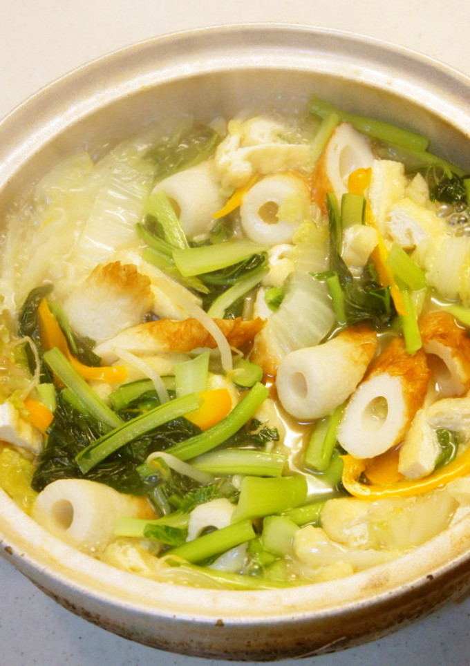 野菜たっぷり、あっさり鍋-レシピのメイン写真
