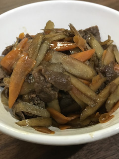 牛肉ごぼうきんぴら-レシピのメイン写真