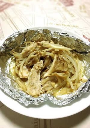 コリコリ鶏なんこつのホイル包み焼き-レシピのメイン写真