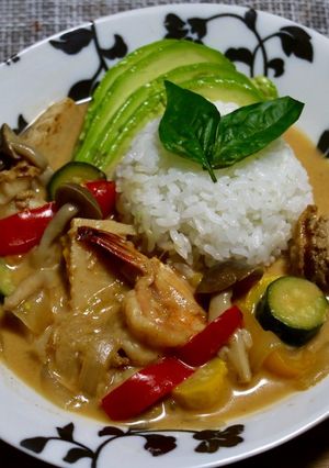 本格的！野菜たっぷりタイカレー-レシピのメイン写真