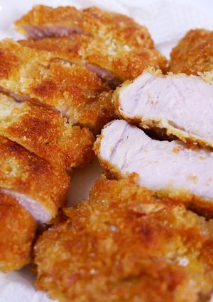 オリーブオイルのヘルシー揚げ焼きとんかつ-レシピのメイン写真