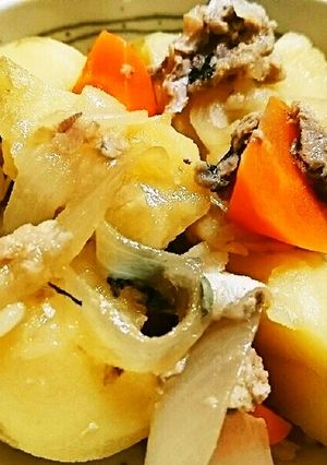 さば水煮缶とじゃがいもの煮物-レシピのメイン写真