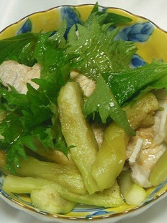 茄子と豚の冷しゃぶ★酒のあて-レシピのメイン写真
