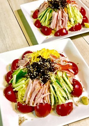 冷やし中華始めました(o^^o)♪-レシピのメイン写真