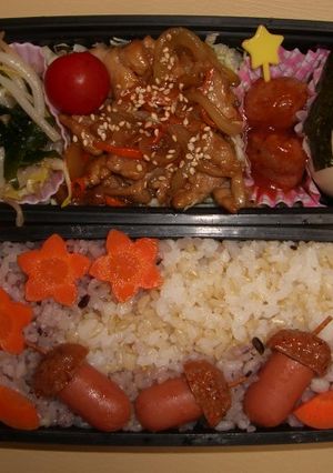 秋の風景弁当-レシピのメイン写真