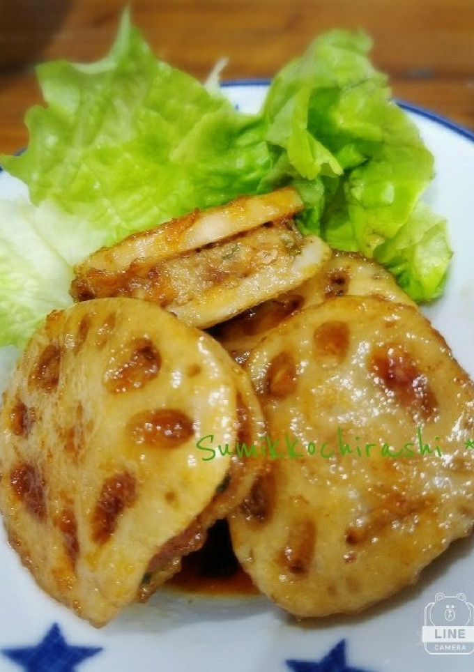 胡麻ネギ甘酢☆蓮根の挟み揚げ☆-レシピのメイン写真