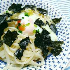 รูปของ サッパリ温玉ぶっかけうどん