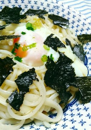 サッパリ温玉ぶっかけうどん-レシピのメイン写真