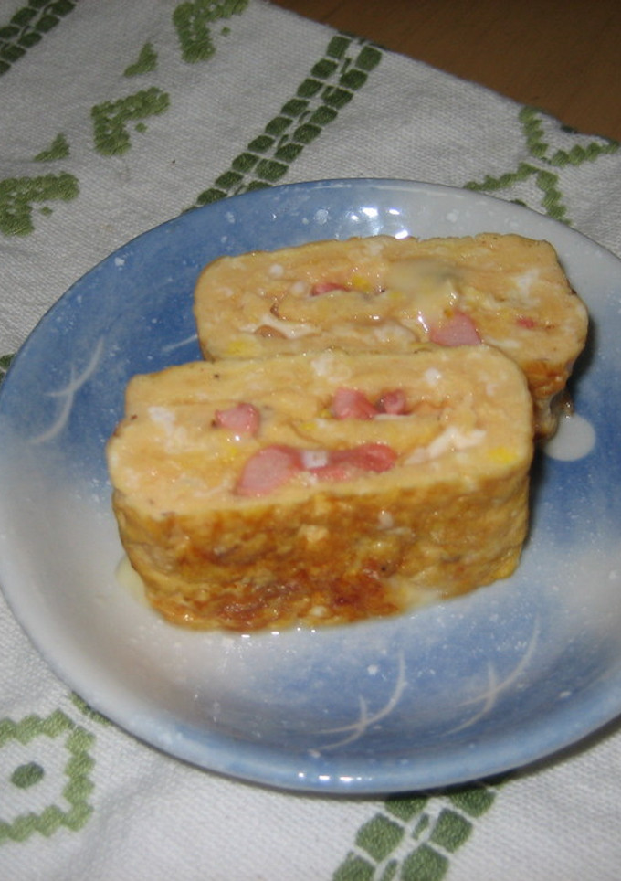 塩辛とチーズの卵焼き-レシピのメイン写真